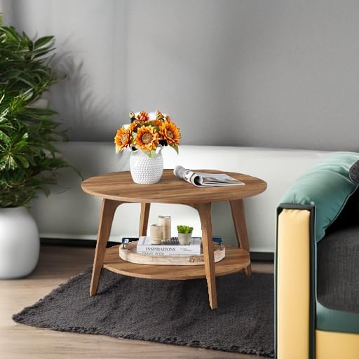 OakVista Round Coffee Table