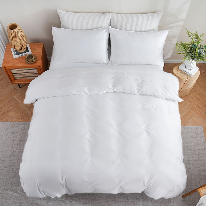 Bamboo Duvet Cover - White