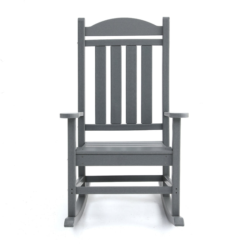 Adirondack Outdoor Rocking Chair - Grey