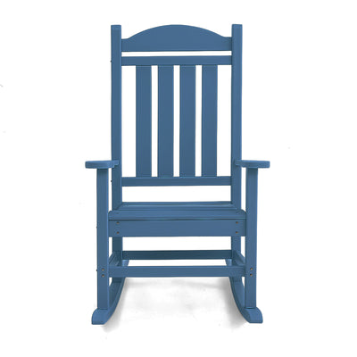 Adirondack Outdoor Rocking Chair - Blue