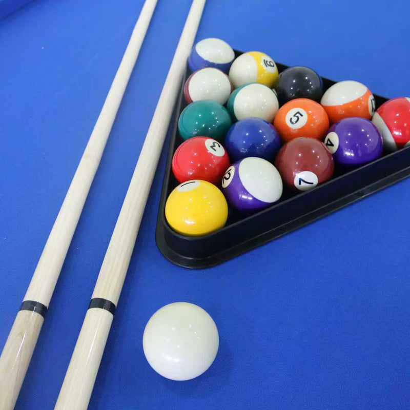 7ft Pool Table – Blue Felt with Accessories