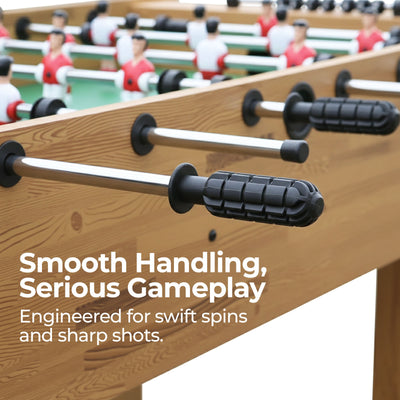 4ft Foosball Table – Wood Finish