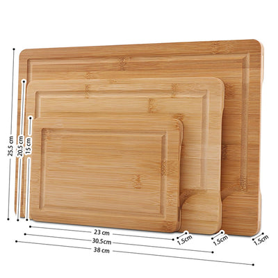 Bamboo Cutting Board (Set of 3)