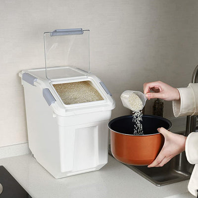 Grain Rice Storage Bin 18 Liters Food Container