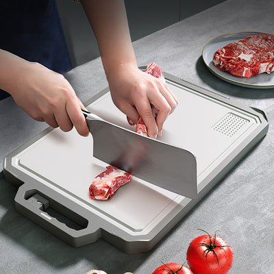 Reversible Cutting Board with Knife Sharpener