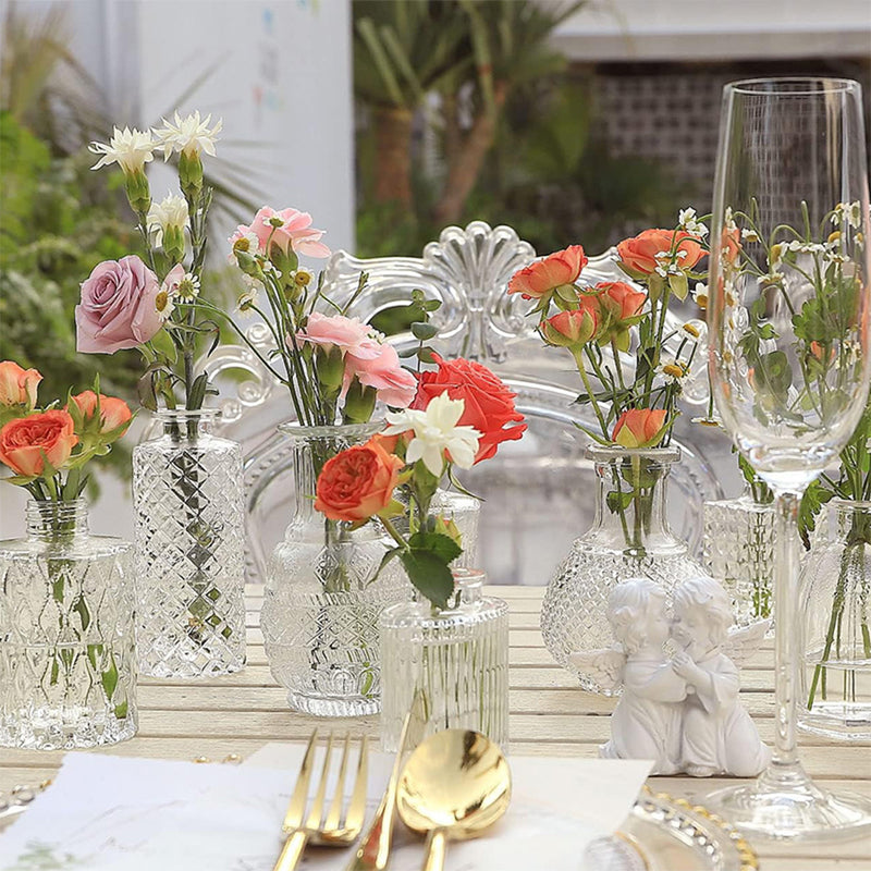 Vintage Glass Bud Vases (Set of 30)