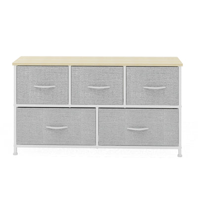 5 Drawer Storage Chest - White