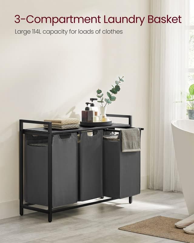 Vasagle 3 Pull-Out Laundry Basket