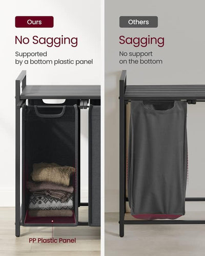 Vasagle 3 Pull-Out Laundry Basket