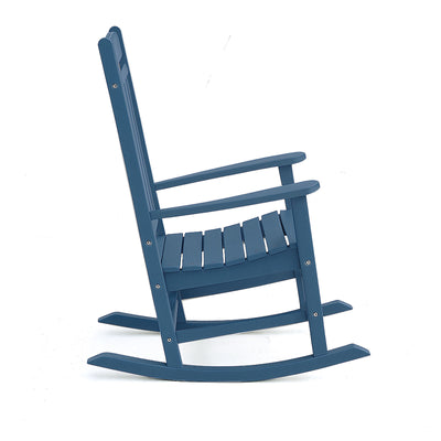Adirondack Outdoor Rocking Chair - Blue