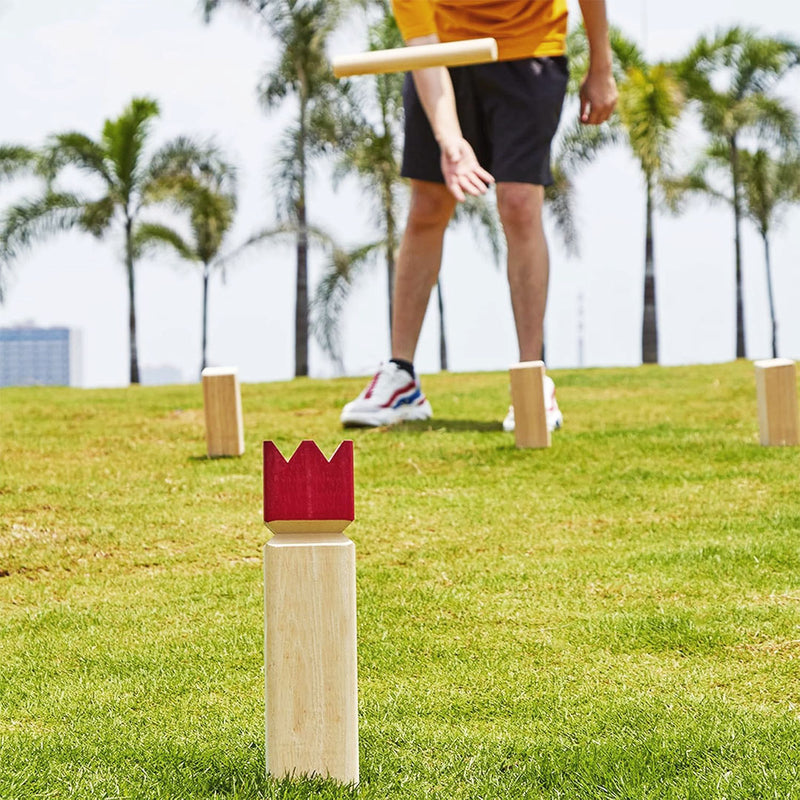 Scandi Kubb Throwing Game – Premium Wooden Set
