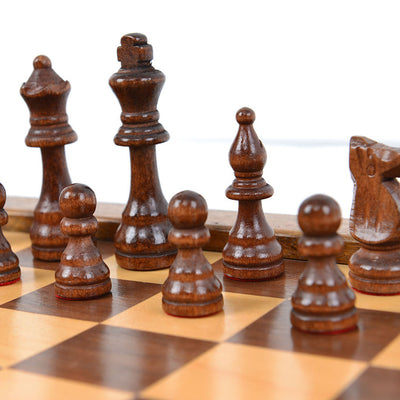 Deluxe Wooden Chess Box – Large King & Storage Tray