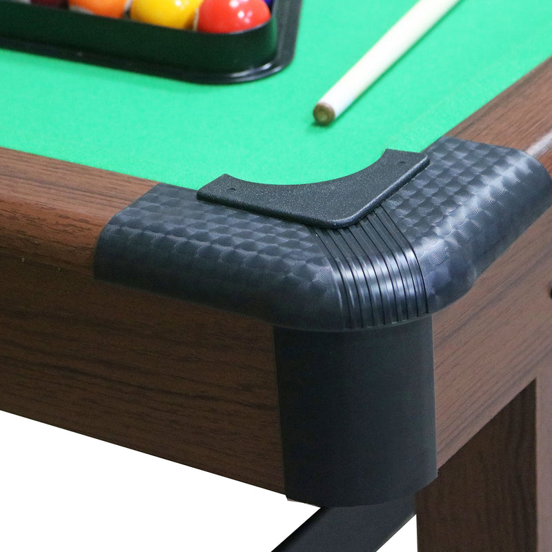 Mini Pool Table – Green Felt, MDF Build