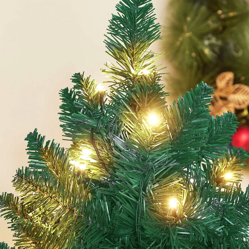 Sleek Fir Pre-Lit Christmas Tree - 210cm (7Ft)