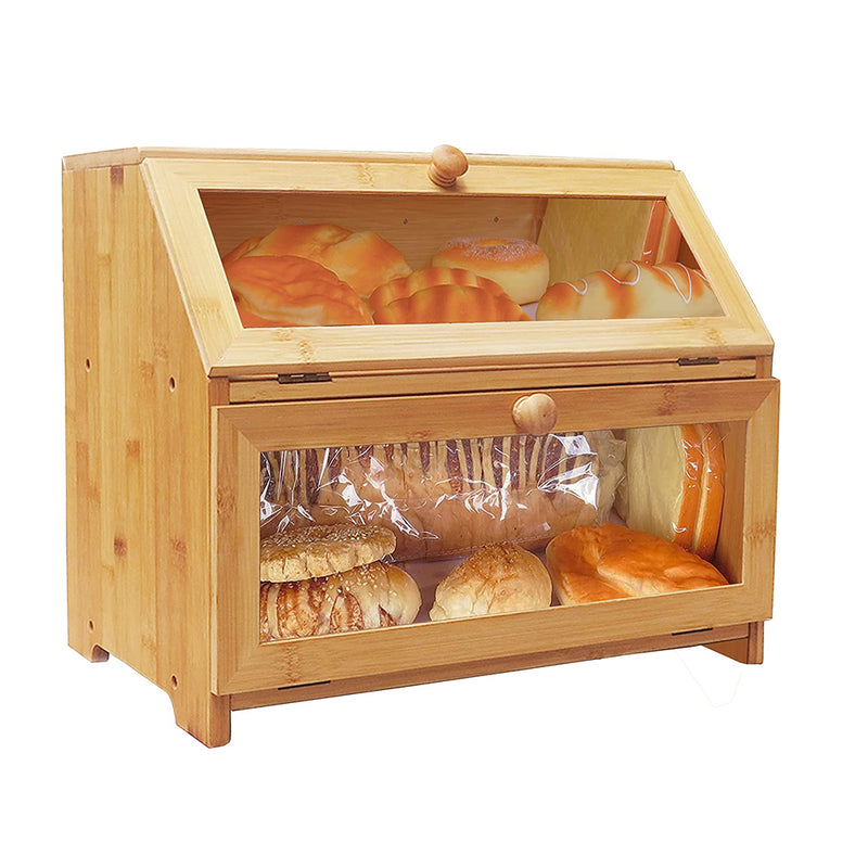 Kitchen Bamboo Bread Box