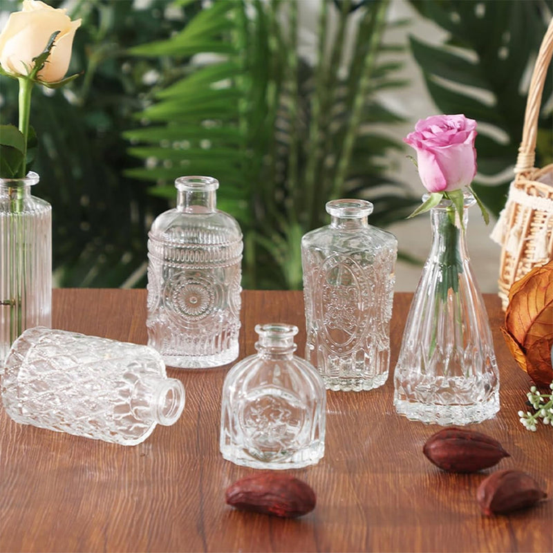 Vintage Glass Bud Vases (Set of 30)