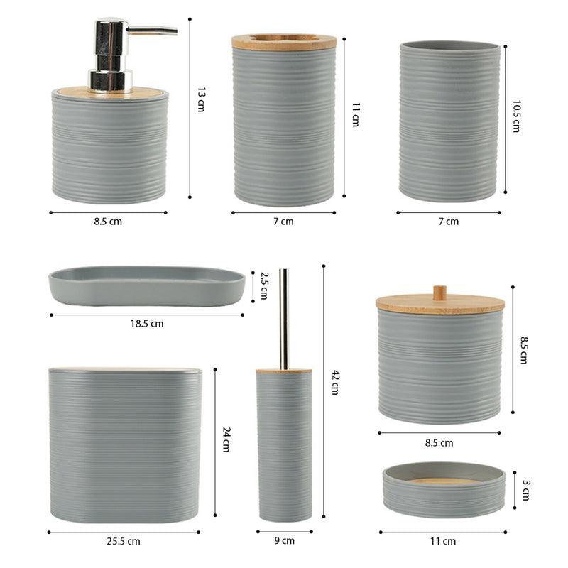 TidyBath Essentials Set (Set of 8)