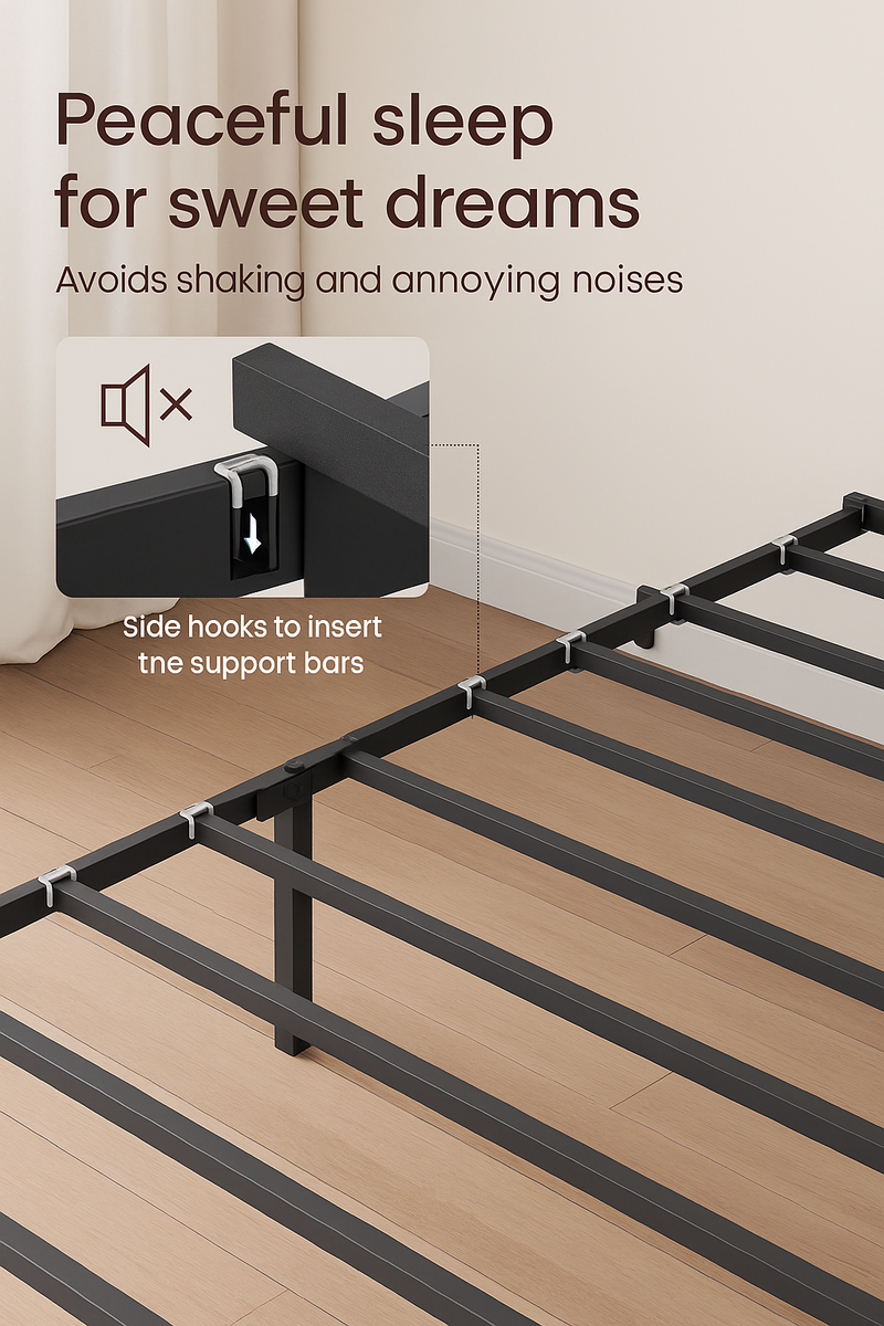 Modern Metal Bed Base – Single