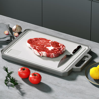 Reversible Cutting Board with Knife Sharpener