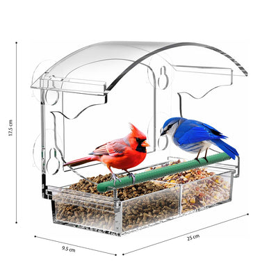 Clear Window Bird Feeder