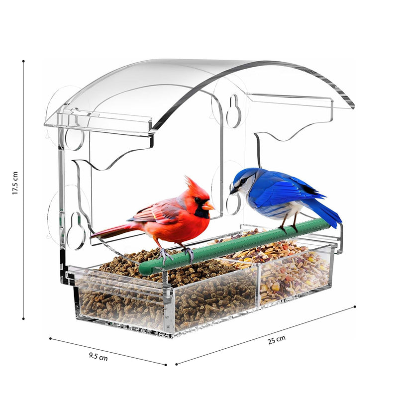 Clear Window Bird Feeder
