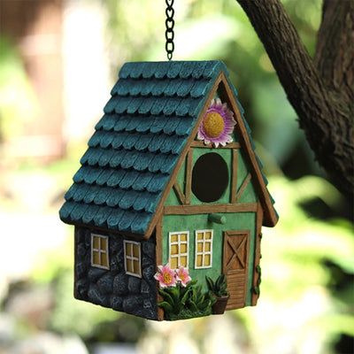Outdoor Resin Birdhouse