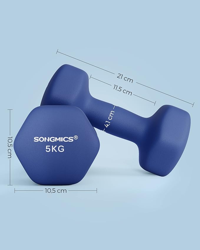 Dumbbell 5kg - Blue (Set of 2)
