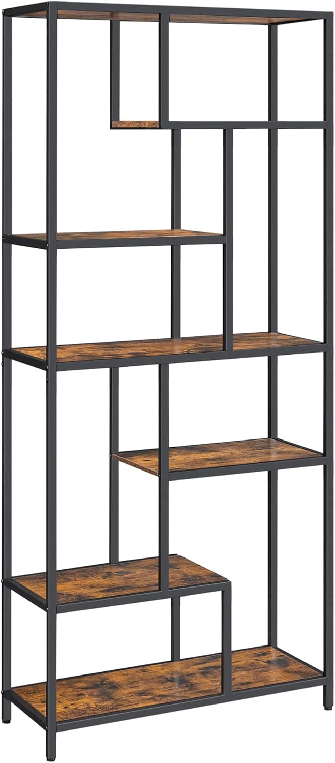 6-Tier Bookcase Display Shelf