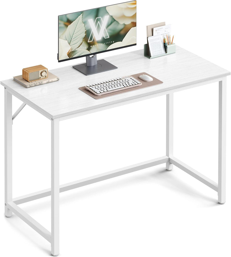 Study Office Computer Desk - White