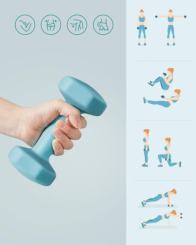 Dumbbell 2kg - Light Blue (Set of 2)