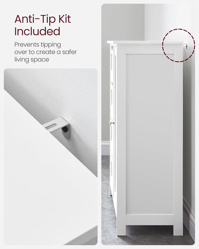 Bathroom Floor Storage Cabinet