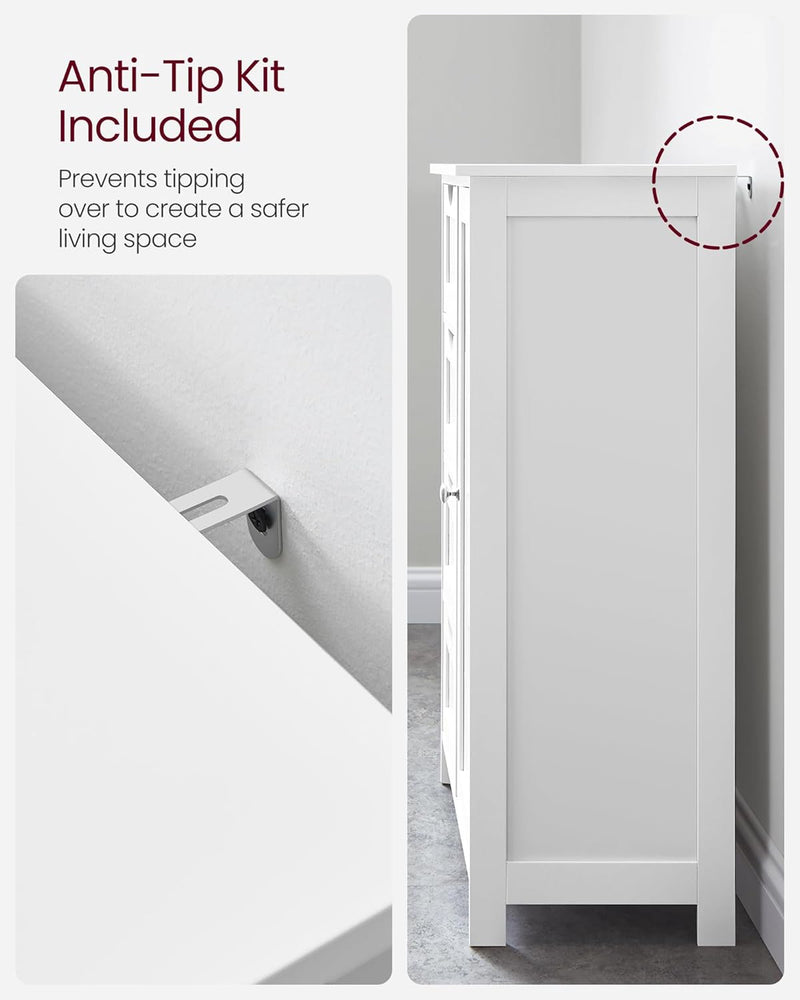 Bathroom Floor Storage Cabinet