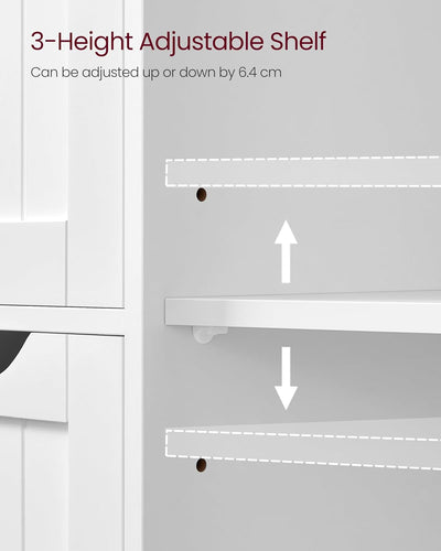 Bathroom Floor Storage Cabinet