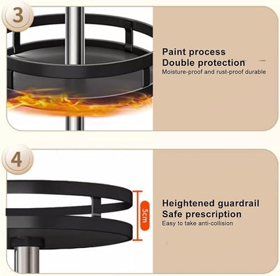3-Tier Lazy Susan Turntable Organiser
