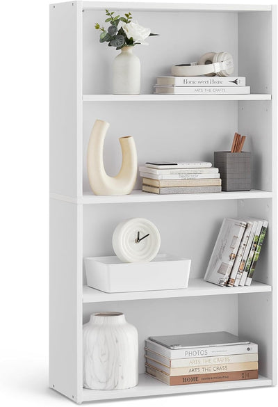 4 Tier Bookcase 24 x 60 x 107.5 cm - White