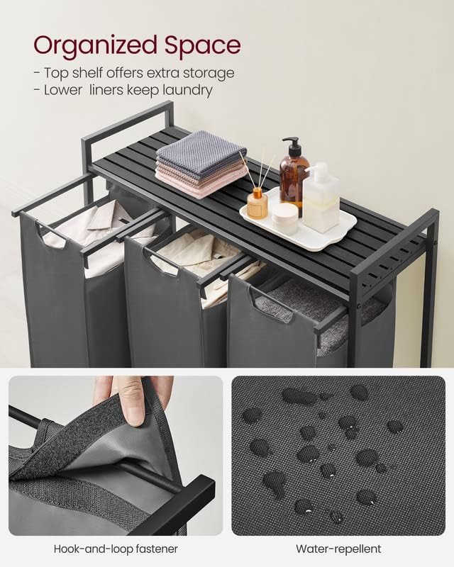 Vasagle 3 Pull-Out Laundry Basket