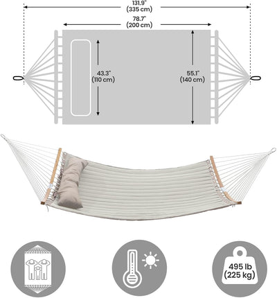 Quilted Hammock – Beige