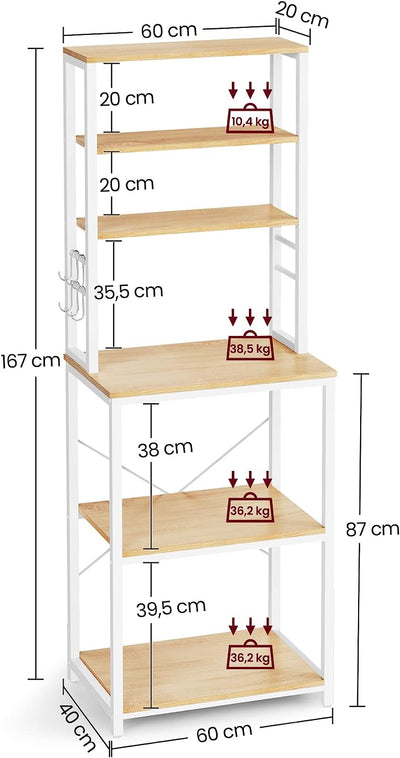 Vasagle Utility Storage Shelf