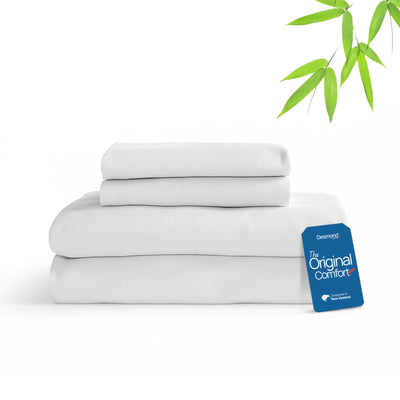 Bamboo Bedding Sheet Set - White