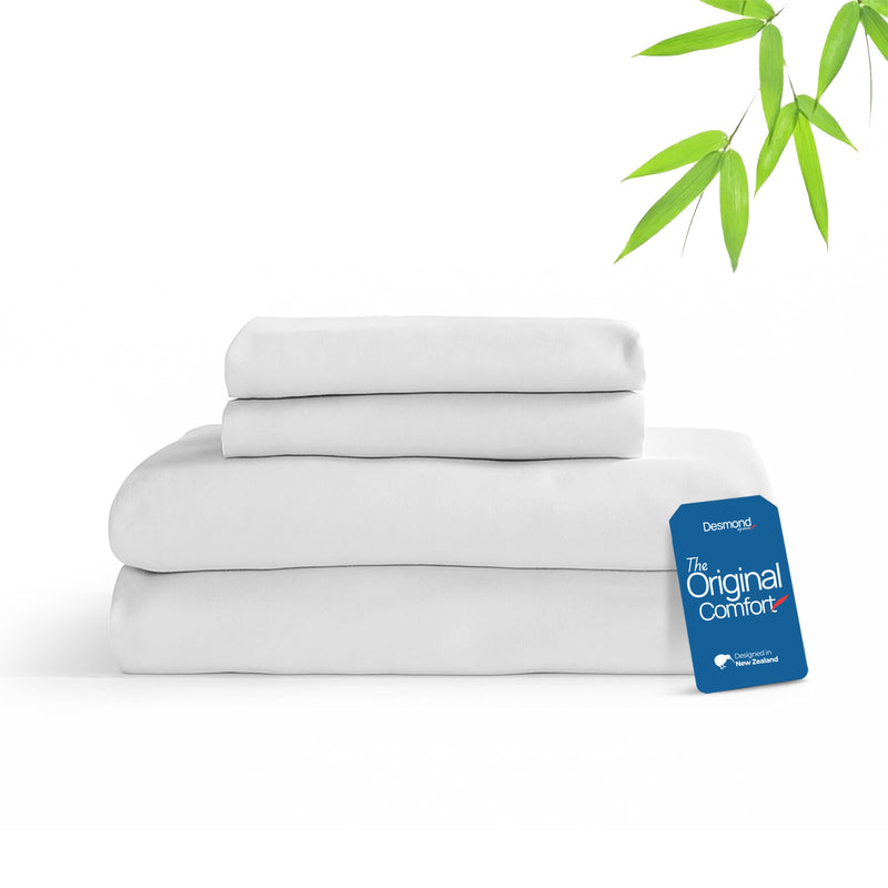 Bamboo Bedding Sheet Set - White