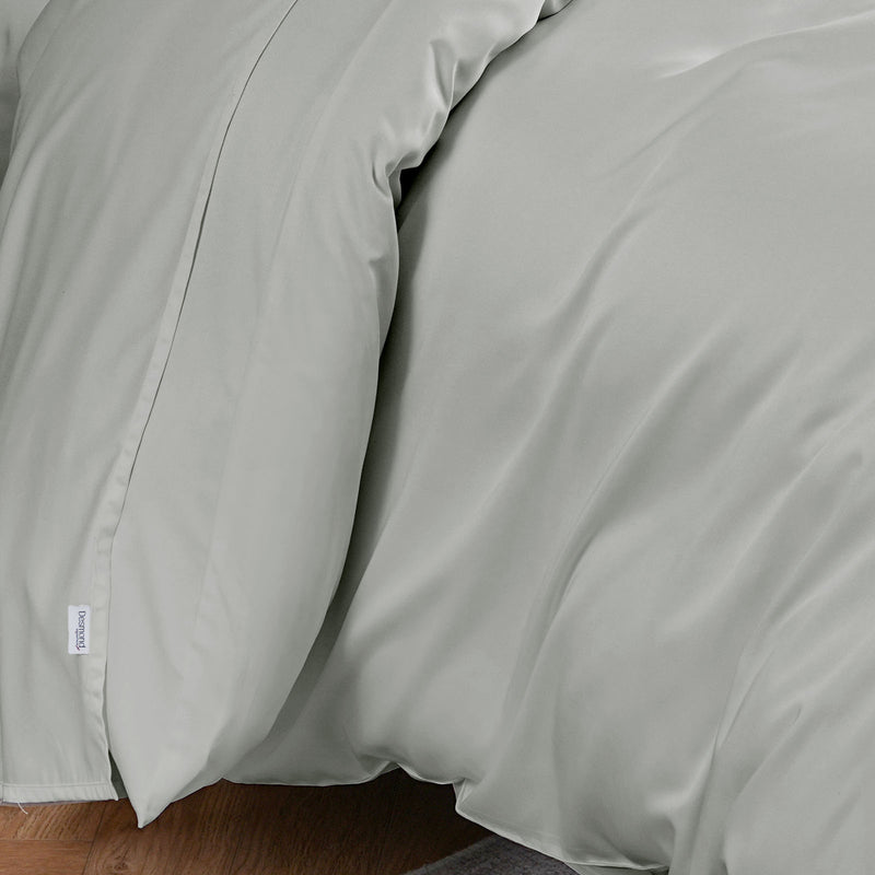Bamboo Duvet Cover - Glacial Green