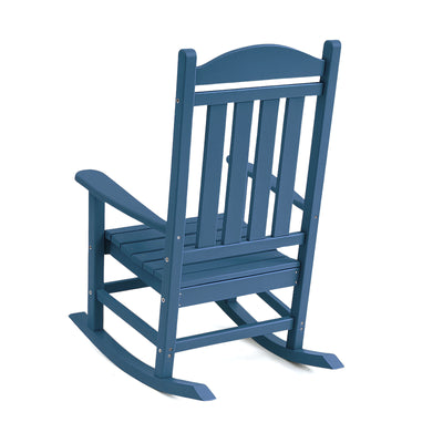 Adirondack Outdoor Rocking Chair - Blue