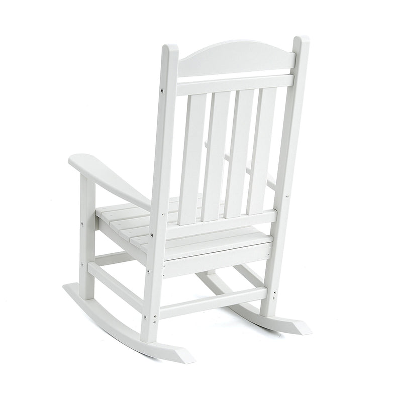 Adirondack Outdoor Rocking Chair - White