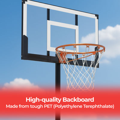 DynaSpace Heavy Duty 150–305cm Outdoor Basketball Hoop