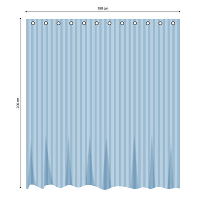 Satin Luxe Extra-Long Shower Curtain - 180 x 200 cm