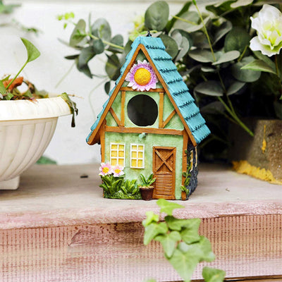 Outdoor Resin Birdhouse