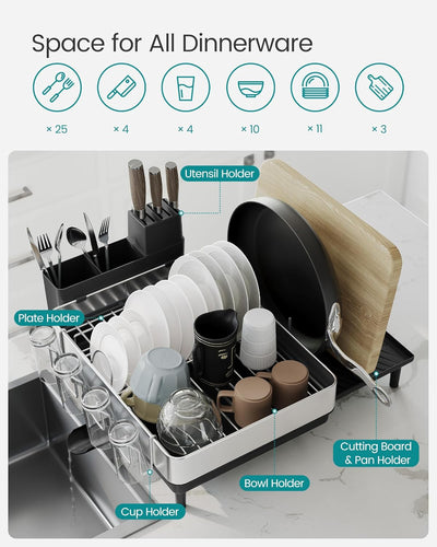 Stainless Steel Expandable Dish Rack