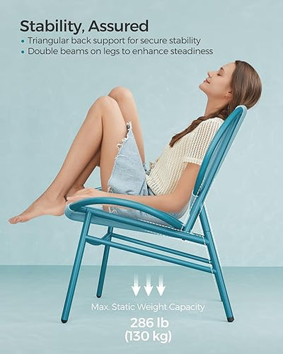 3-Piece Garden Furniture Set – Lake Blue