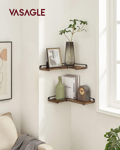 Vasagle L-Shaped Floating Shelves (Set of 2)