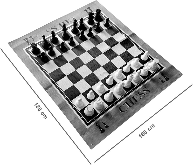 Jumbo Garden Chess – Outdoor Play Mat Included